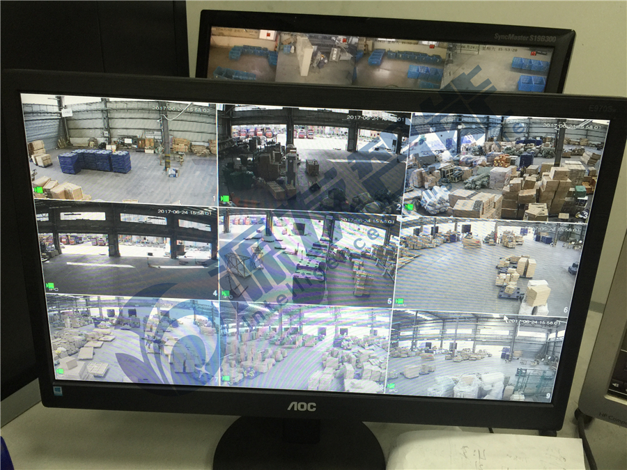 高清监控工程:物流园福州总站及营业部236路高清监控